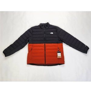 The North Face Belleview Stretch Down Puffer Jacket Mens XXL Black Rusted Bronze